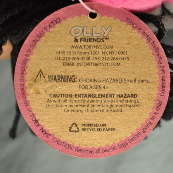 plush purse Olly & Friends pink horse in a zebra costume NWT (w1383) - Picture 10 of 11